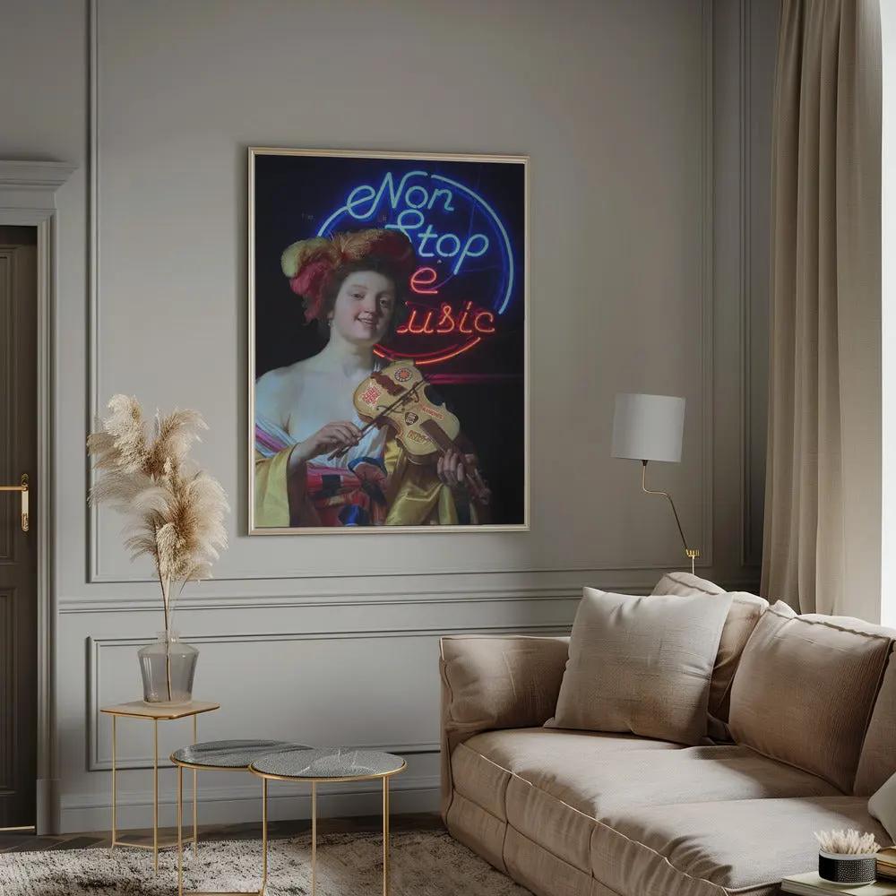 Non Stop the Music- Canvas Print by Dikhotomy