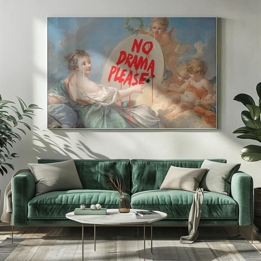 Wall art No Drama by Dikhotomy