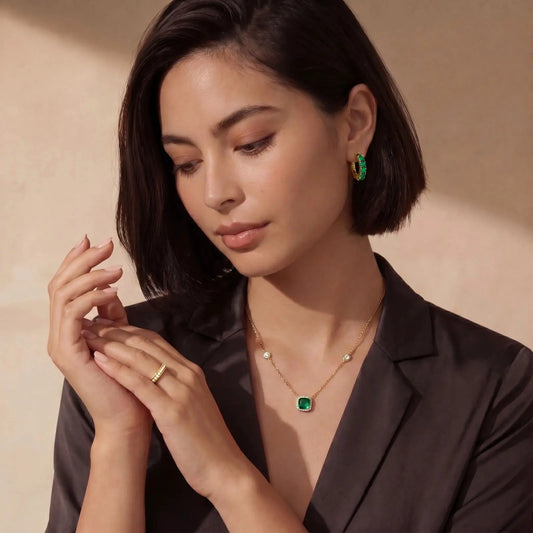 Emerald Dreams Necklace | Equanimity Essence by Equanimity Essence.