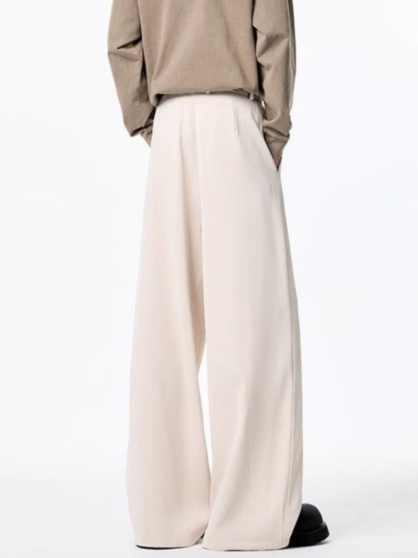 Men's Plus Size Wide Leg Casual Pants by Partner Label