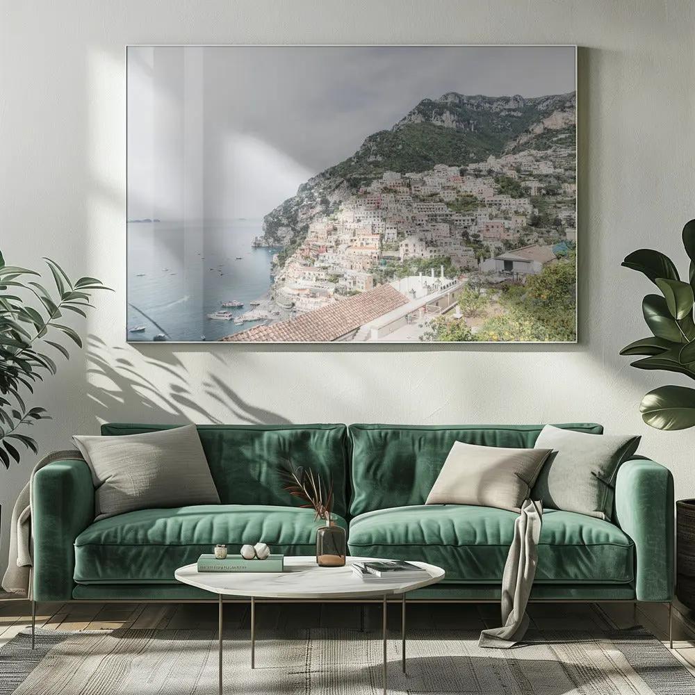 Wall art Positano at the Amalfi Coast by Photolovers