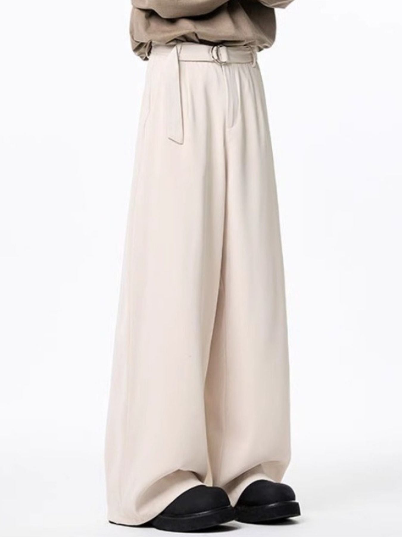 Men's Plus Size Wide Leg Casual Pants by Partner Label