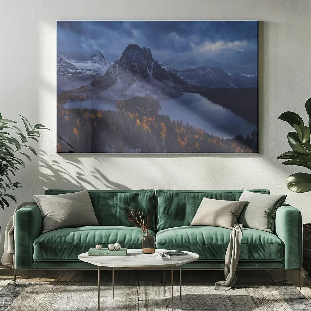 Wall art Mt Assiniboine: Amidst A Snow Storm by Michael Zheng