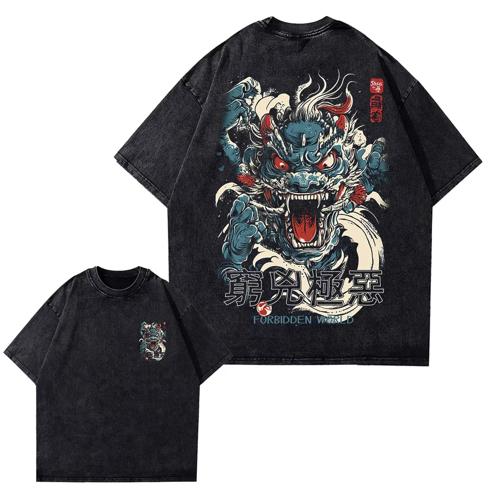 Hipster Letter Print Loose Hip Hop Streetwear Men’s Cotton T-Shirt”-0