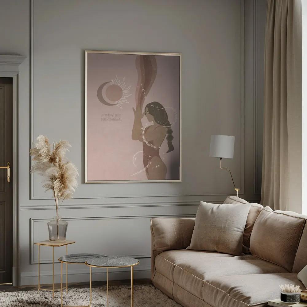 Wall art Spiritual Feminine / Spir 8 by Emel Tunaboylu