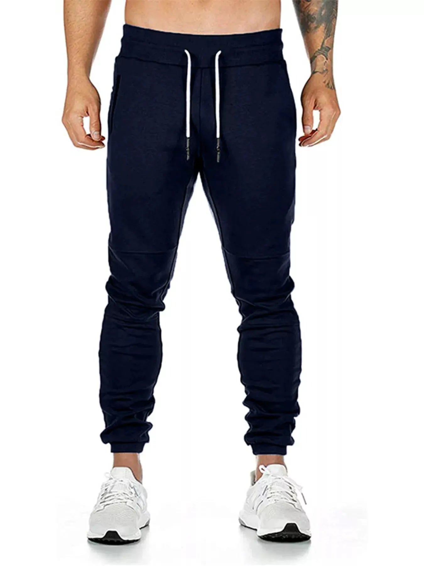 Men's Drawstring Slim Fit Joggers by Trendsi