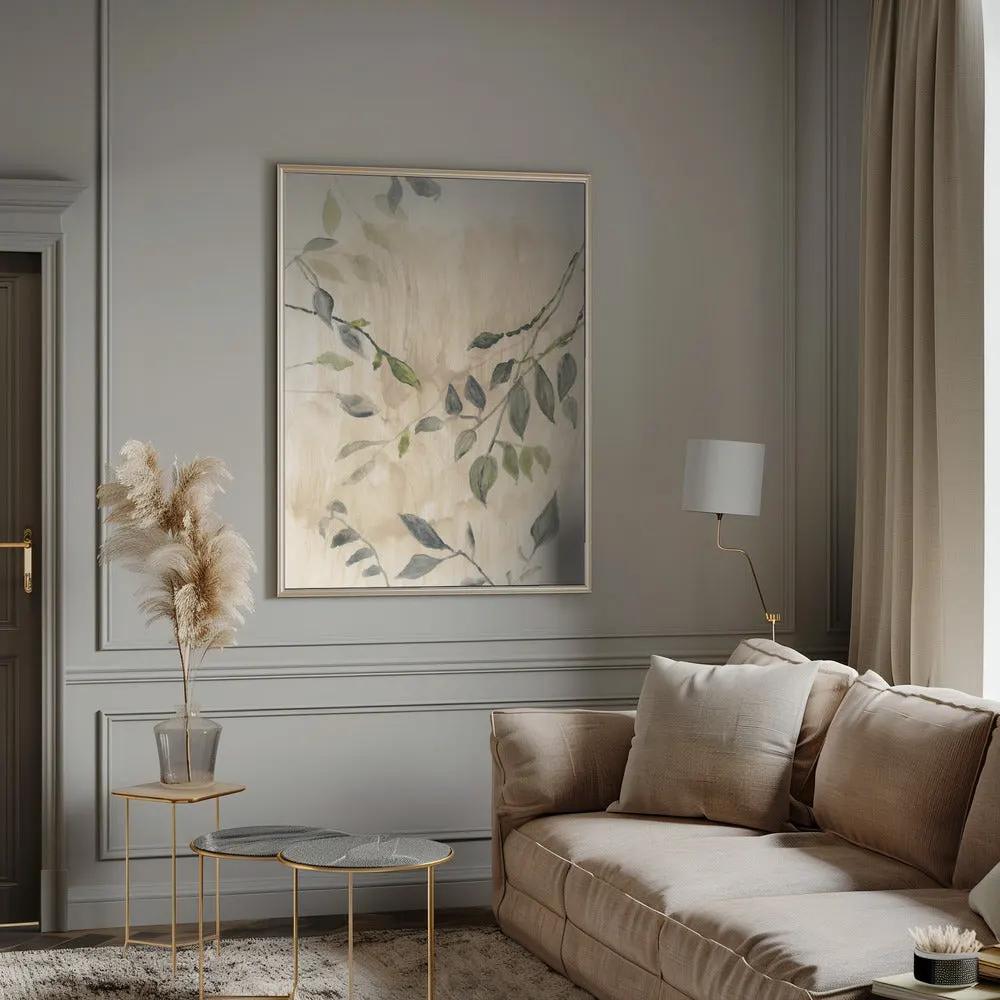 Wall art Colour Washed Leaves No1 by Cartissi