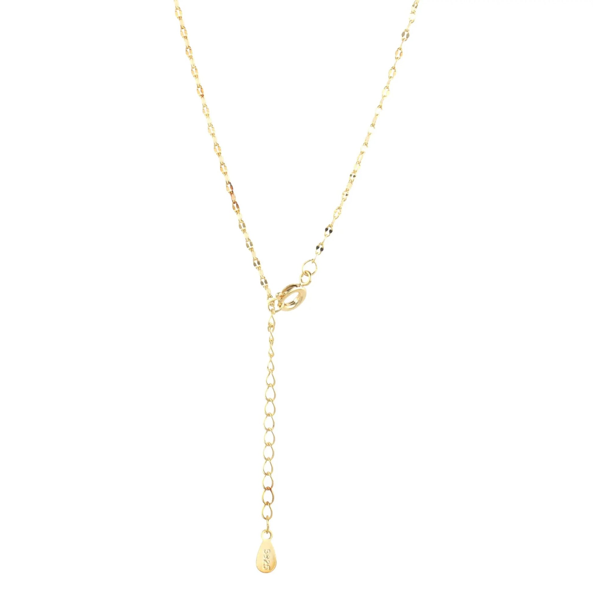 14K Gold Plated Solitaire Necklace by Nichestar
