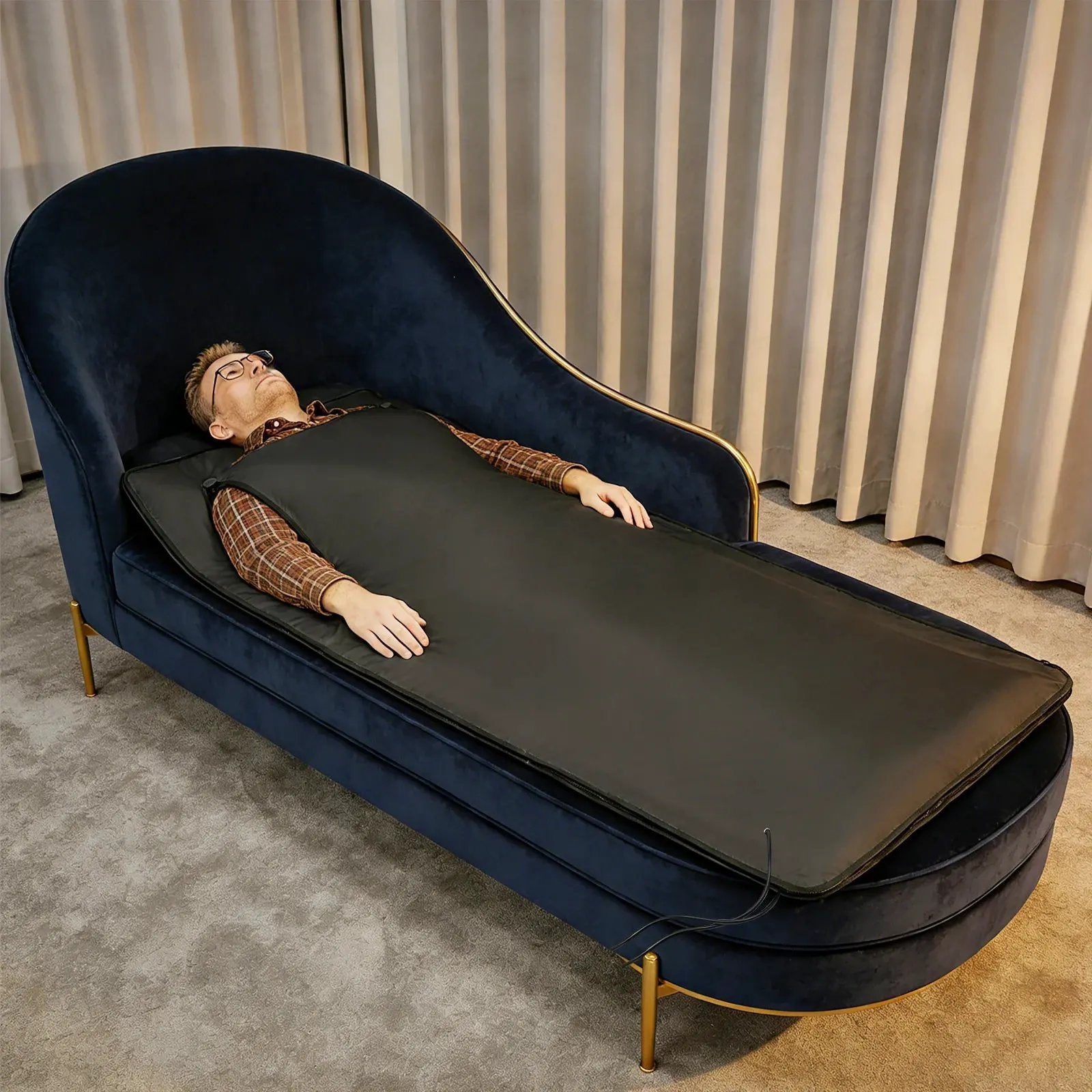 Portable Infrared Sauna Blanket Home Spa Detox Wrap ♨️ by Inland Leather Co
