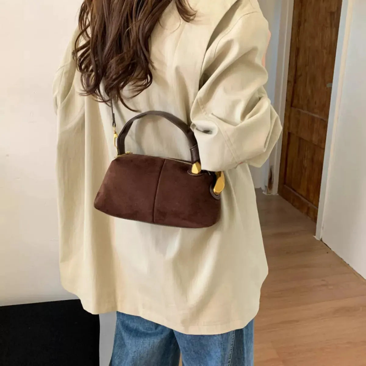 Suede Mini Crossbody Bag by Partner Label
