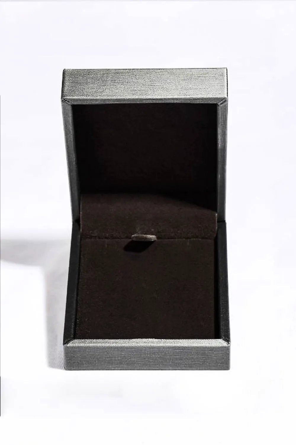 10 Carat Moissanite Teardrop Pendant Platinum Plated Necklace by Partner Labels