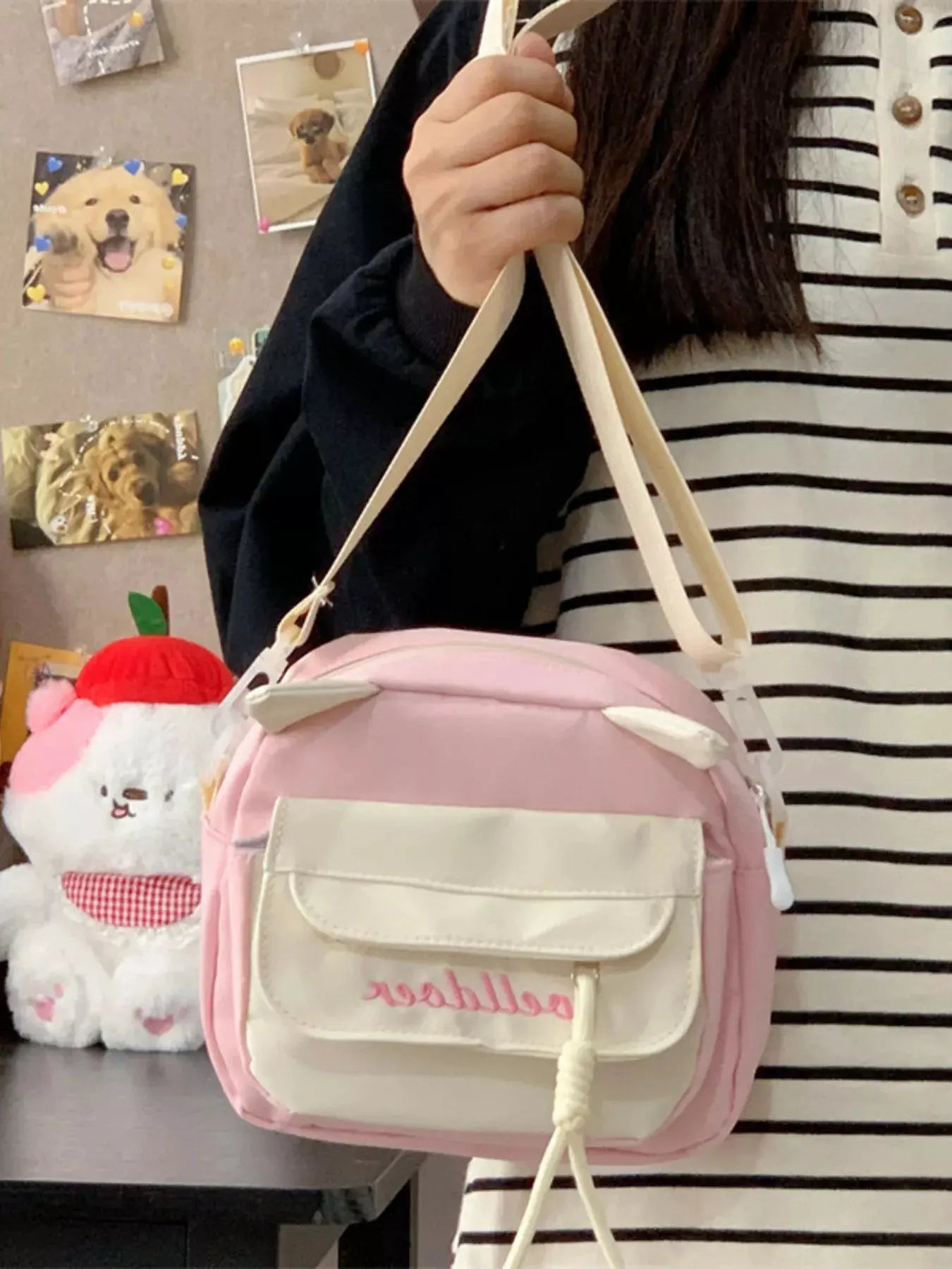 Adjustable Strap Crossbody Bag by Partner Label