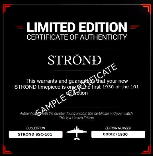 STROND SSC‑101 GMT Concorde Watch Blue Dial by STROND