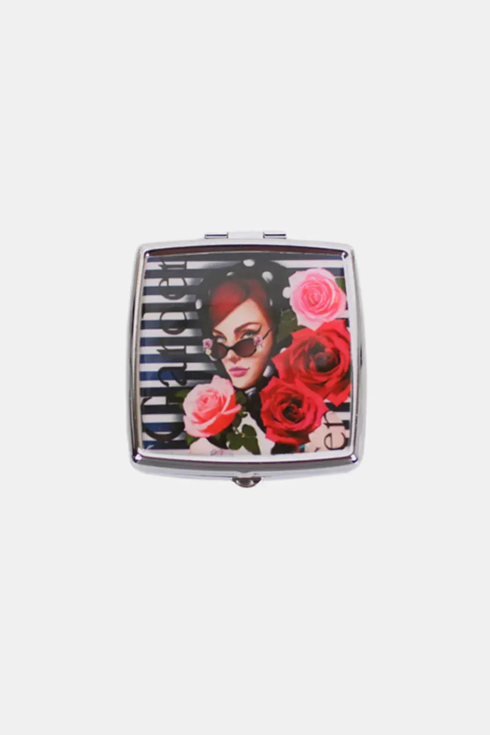 Nicole Lee USA Printed Metallic Square Pill Case by Nicole Lee USA