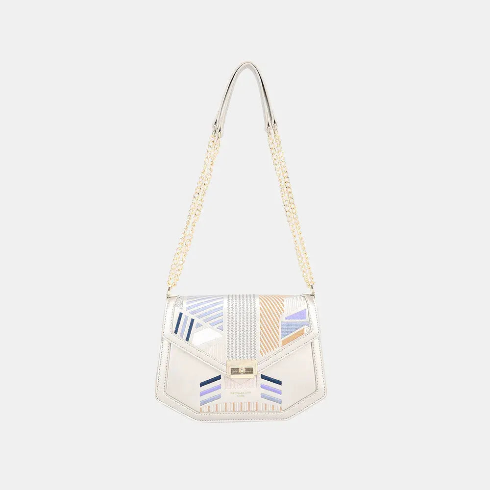 David Jones Geometric Print Crossbody Bag by David Jones