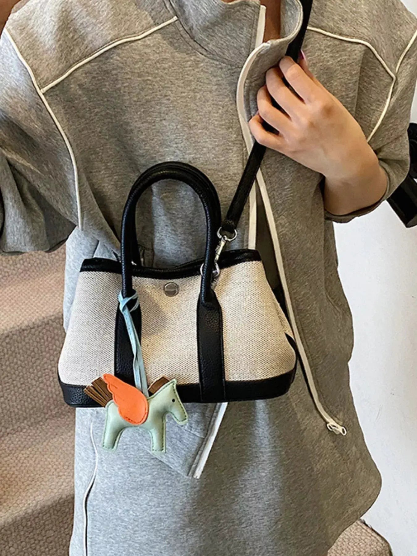 Contrast Crossbody Bag by Partner Label