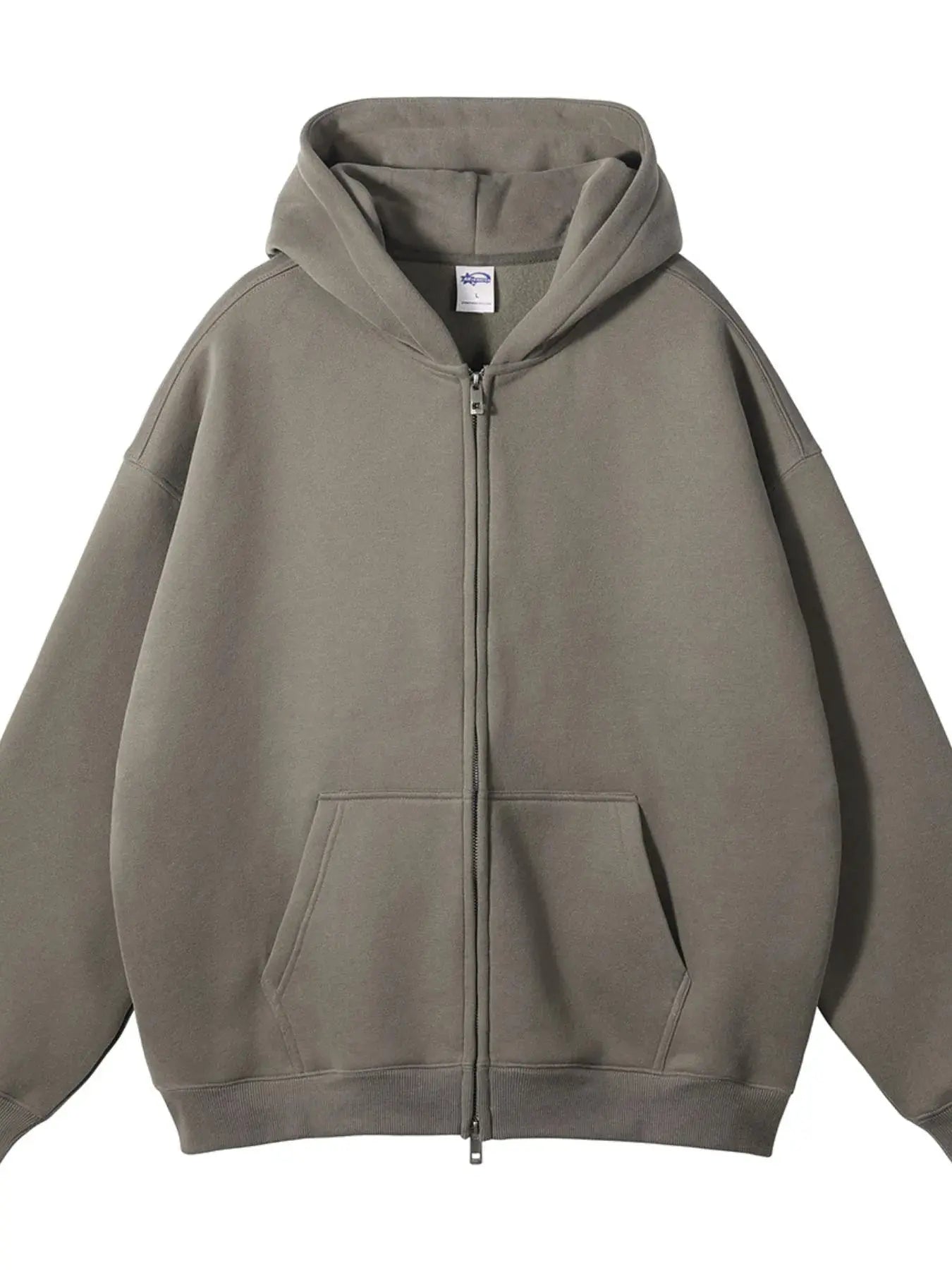 Men's Zip-Up Fleece Hoodie by Partner Label