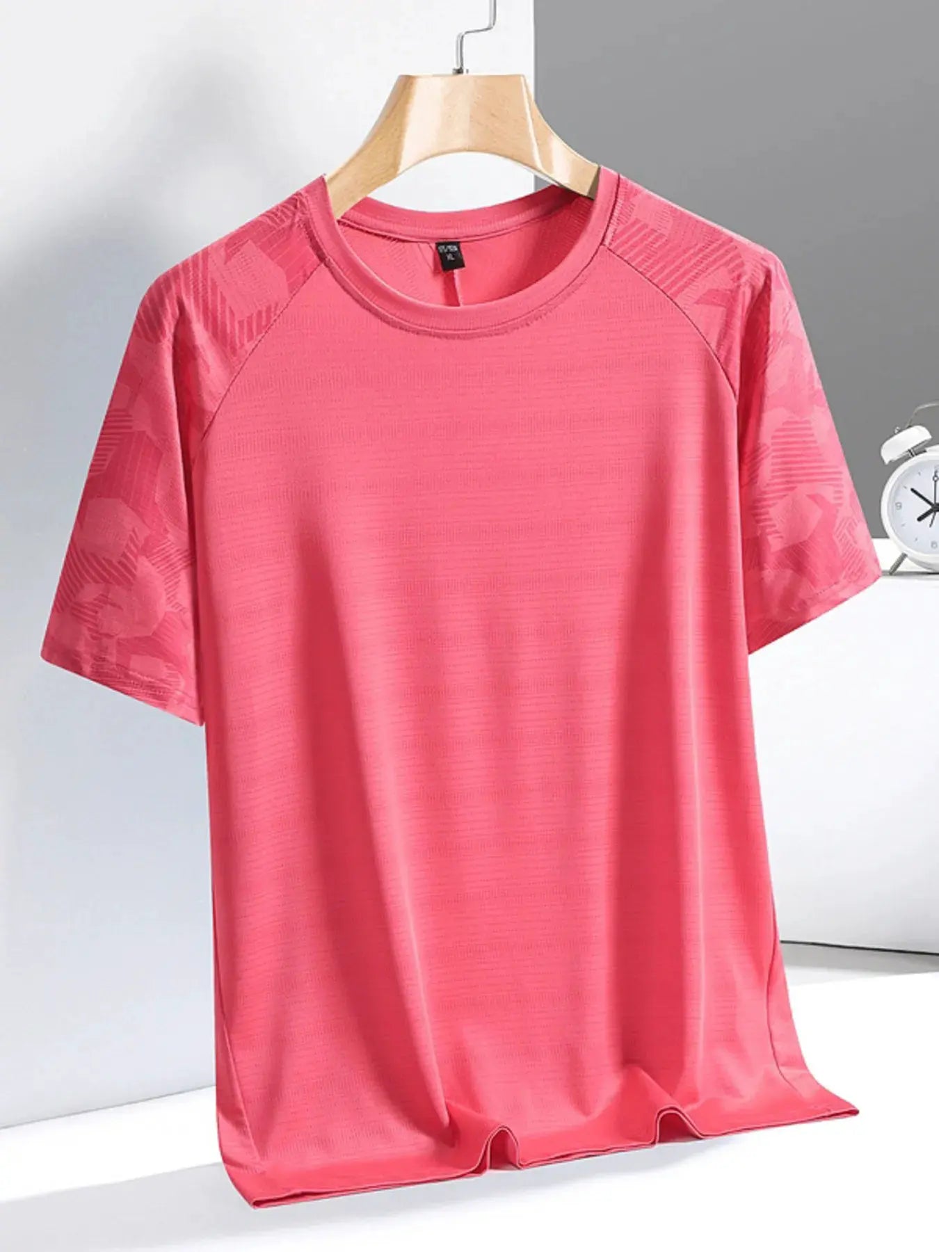 Men's Plus Size Quick-Dry Athletic T-Shirt by Trendsi