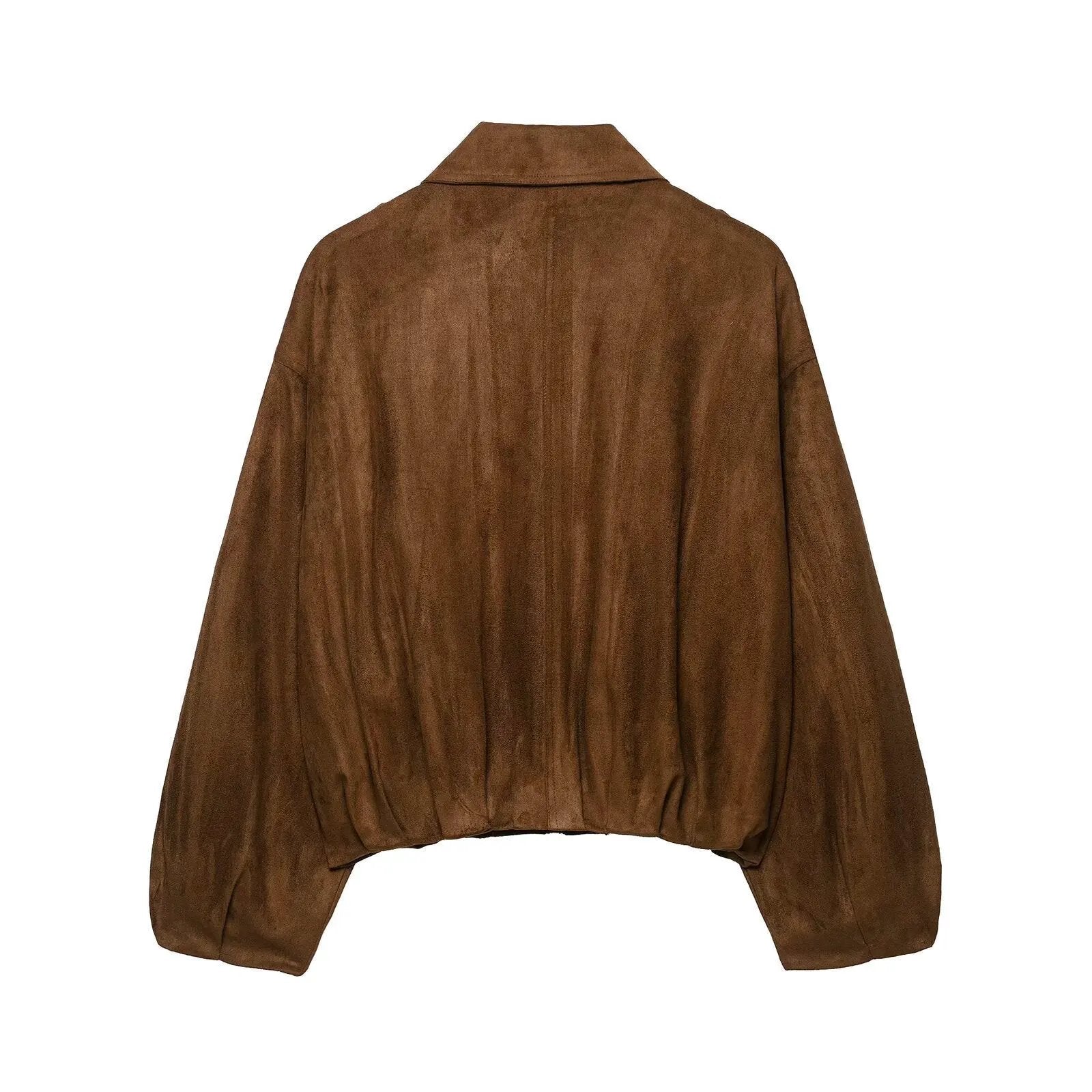 Women's Faux Suede Oversized Biker Jacket BYMANYC ® New York CONTEMPORARY VIBRANT MODERN FASHION - New Collection by BYMANYC ® New York