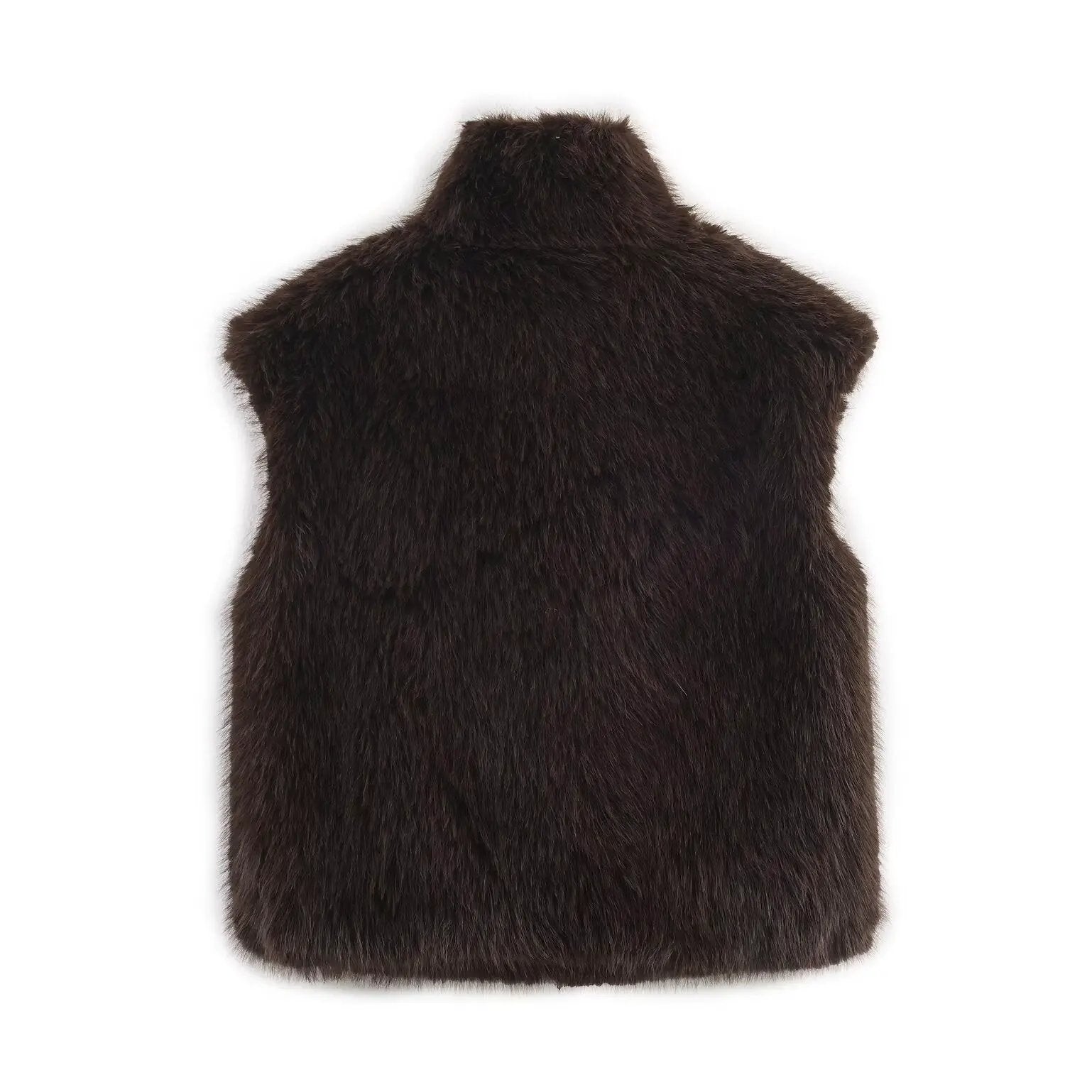 Women's High-Neck Plush Faux Fur Vest BYMANYC ® New York CONTEMPORARY VIBRANT MODERN FASHION - New Collection by BYMANYC ® New York