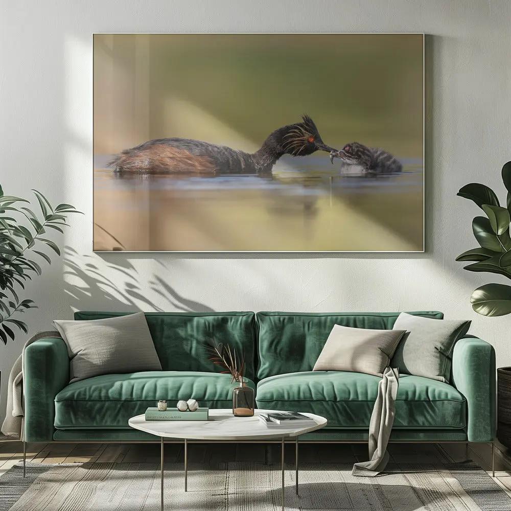 Wall art Feeding by Ling Zhang
