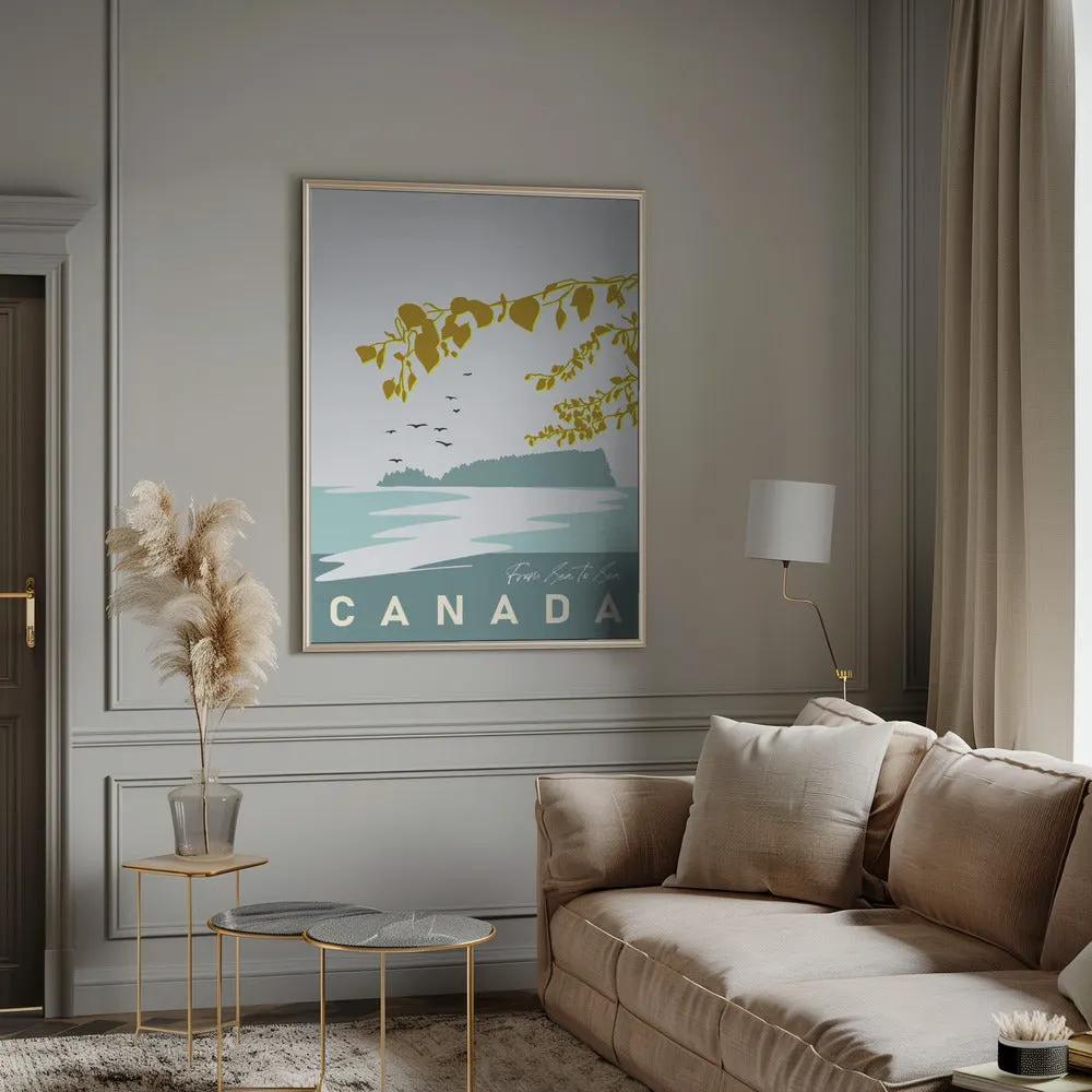 Wall art mellow anticipation Canadian Lakeland by Annick