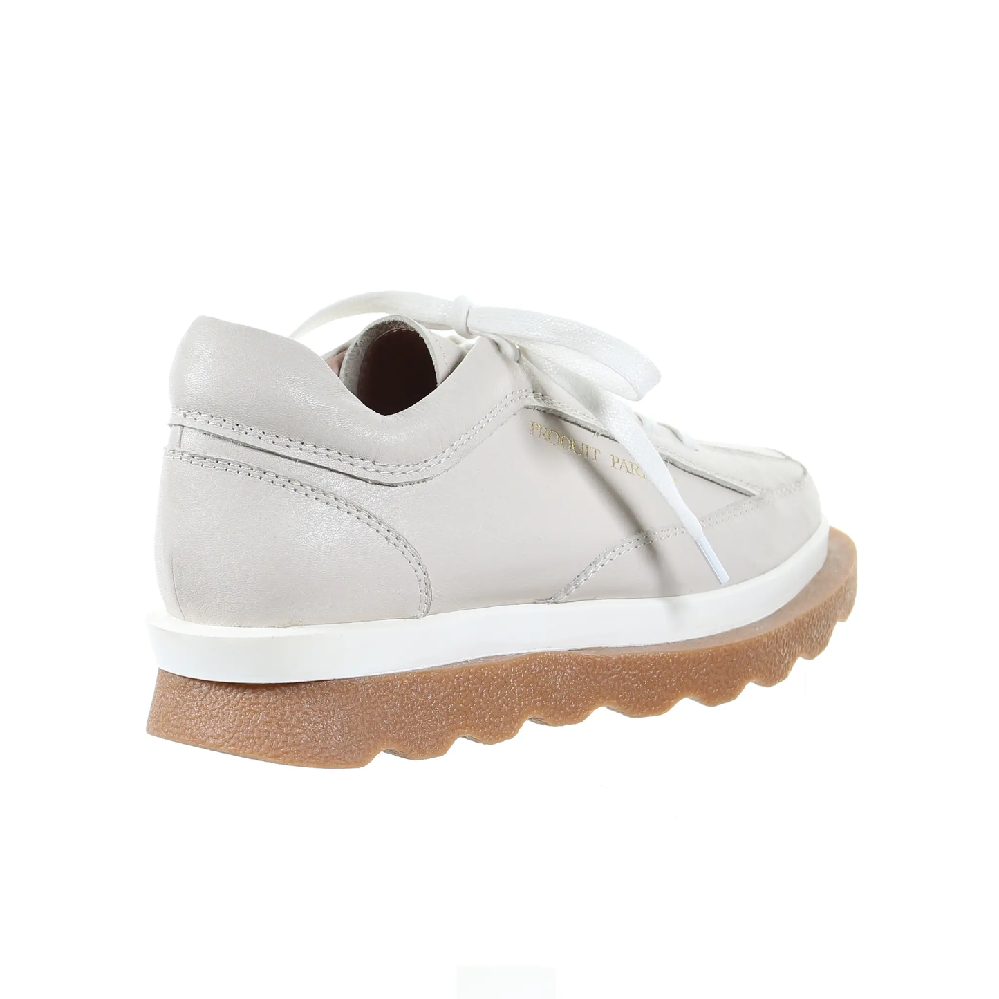 Double Layer Leather Sneaker (BEIGE) by PRODUIT PARFAIT