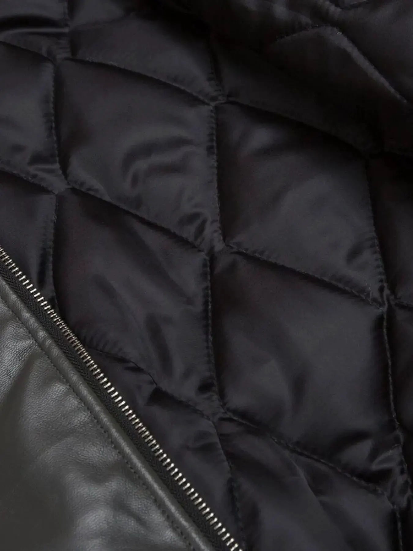 Men's Faux Fur Hooded Contrast Bomber Jacket by Partner Label