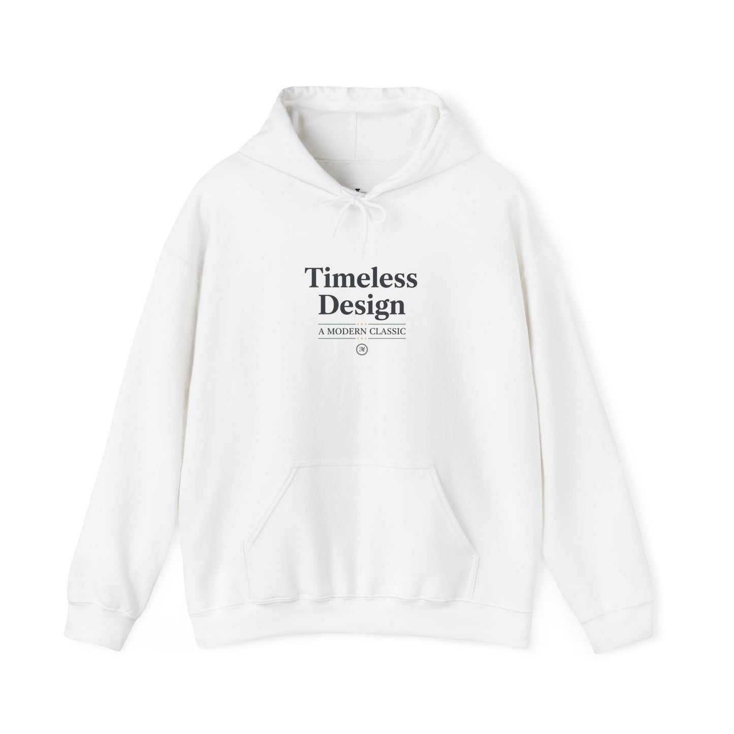 Timeless Design Hoodie | serif font shirt, literary aesthetic