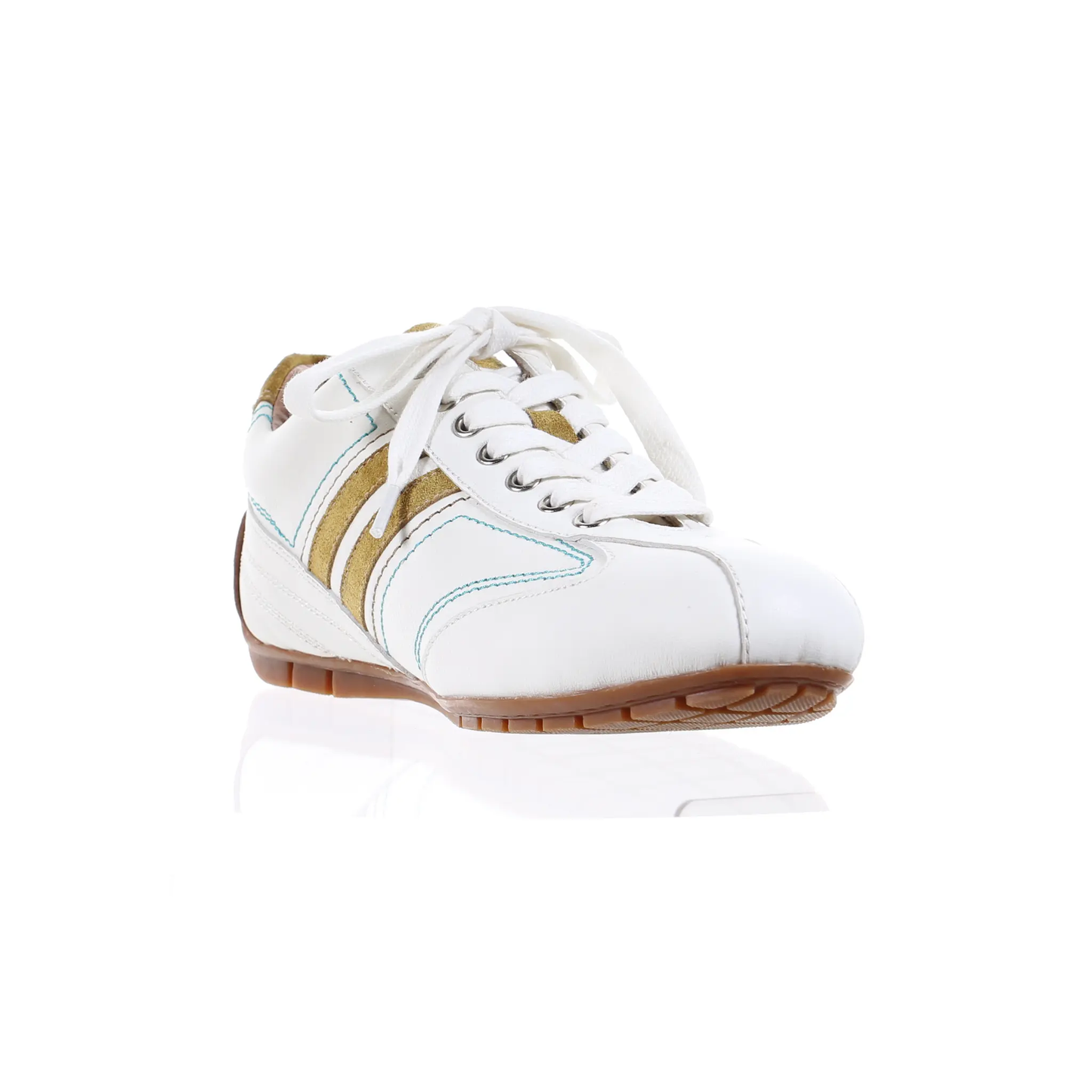 Leather Sneaker-Mustard by PRODUIT PARFAIT