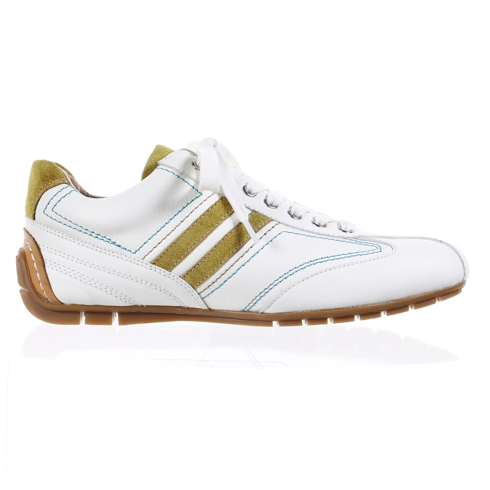Leather Sneaker-Mustard by PRODUIT PARFAIT