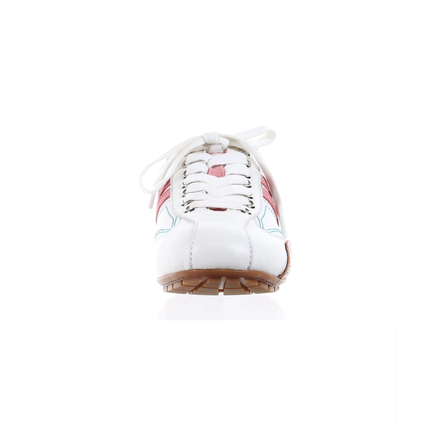 Leather Sneaker-Peach by PRODUIT PARFAIT