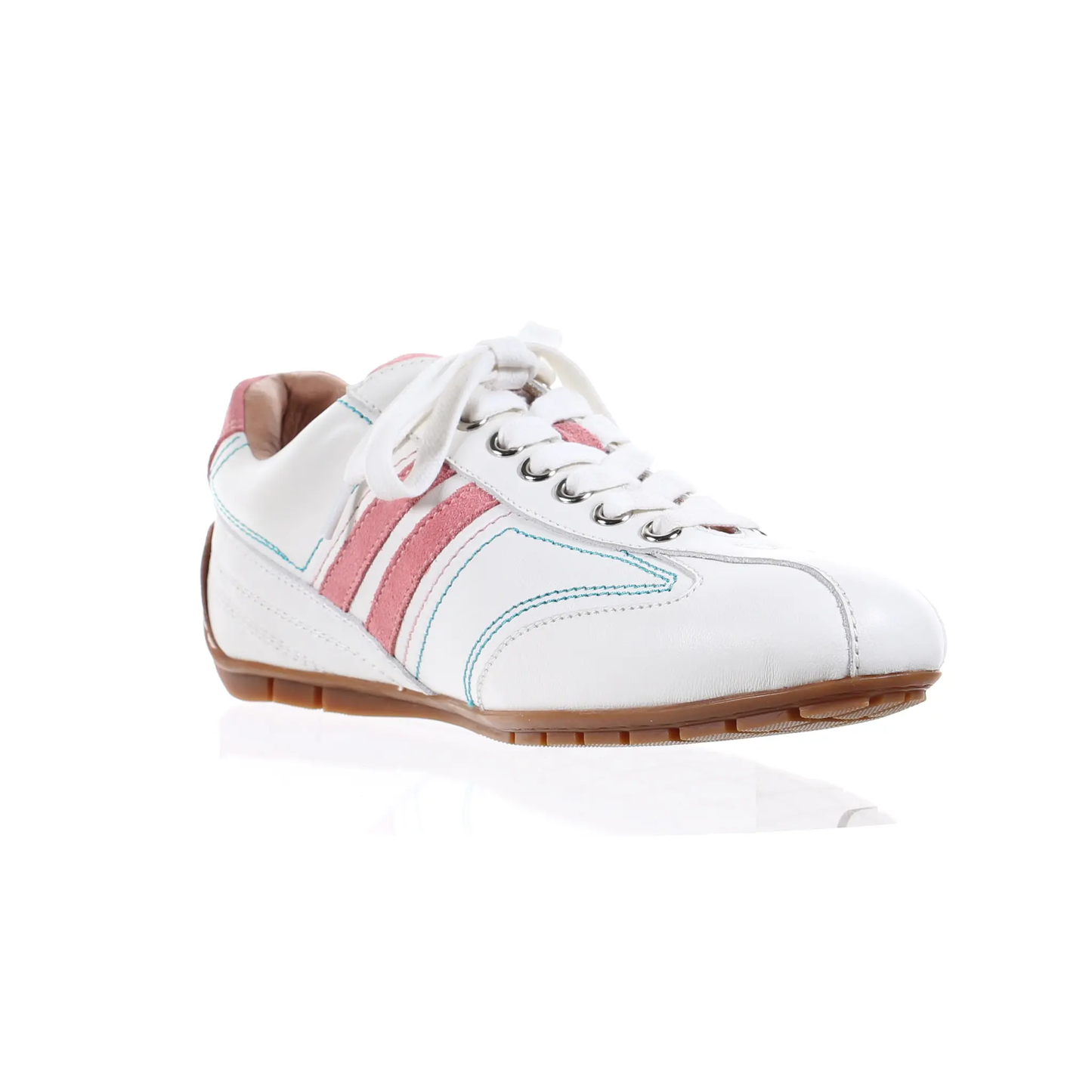 Leather Sneaker-Peach by PRODUIT PARFAIT