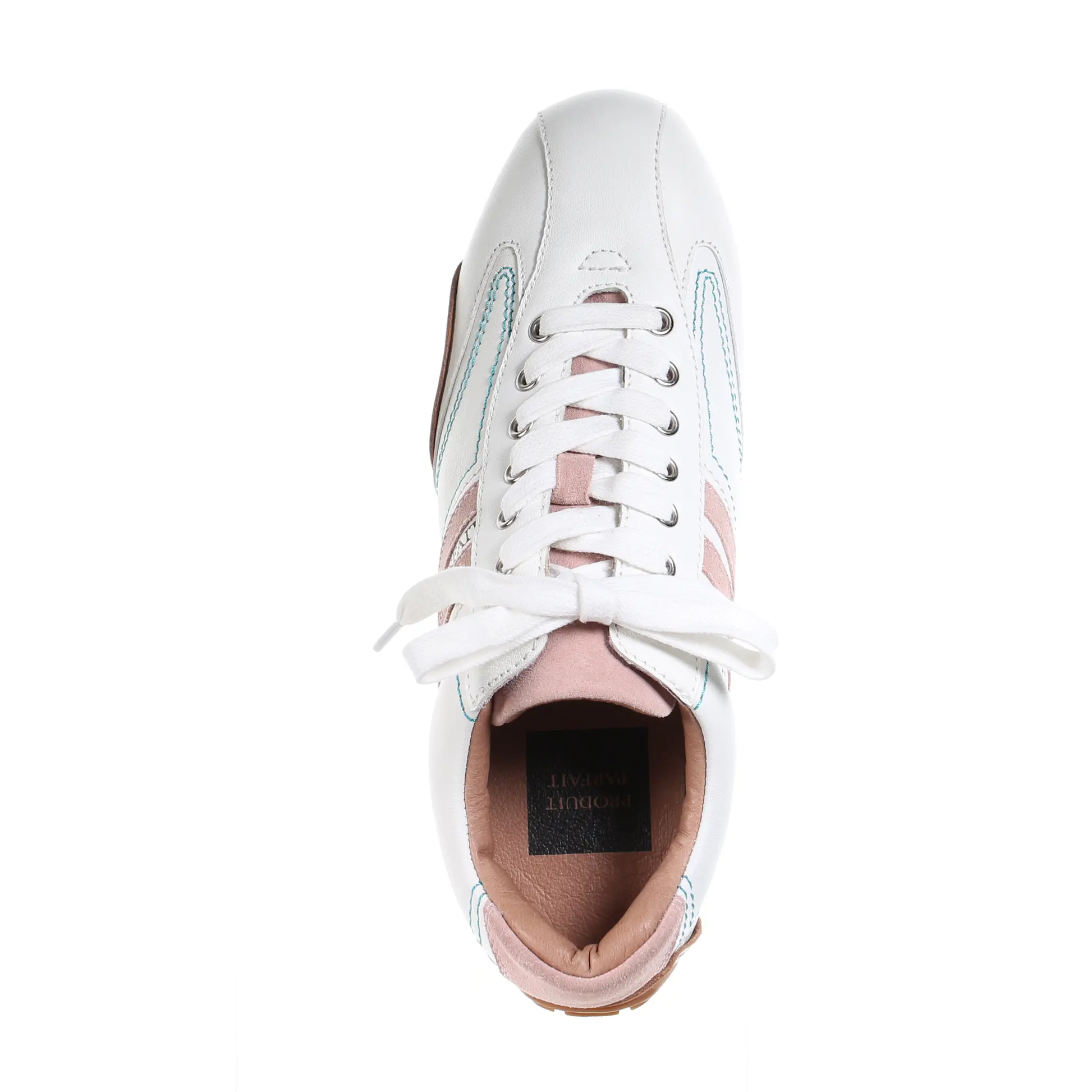 Leather Sneaker-Pink by PRODUIT PARFAIT