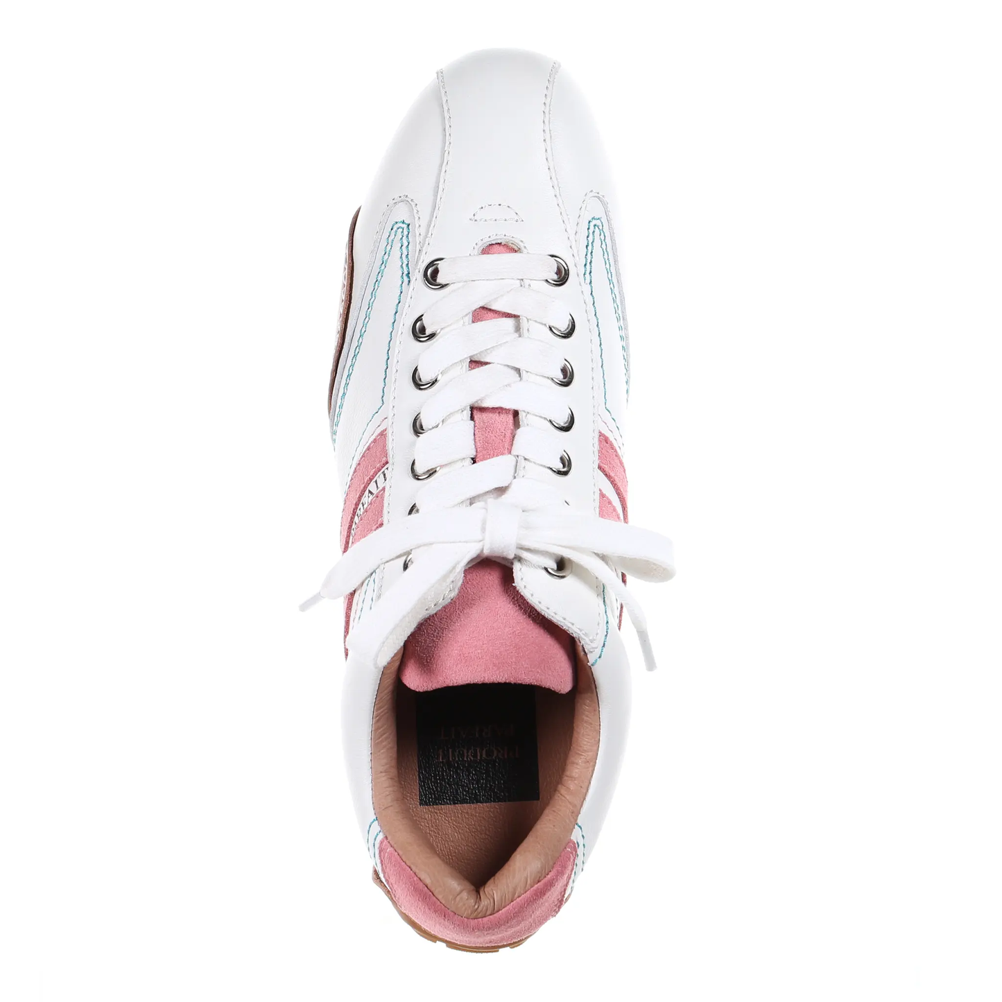 Leather Sneaker-Peach by PRODUIT PARFAIT