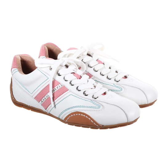 Leather Sneaker-Peach by PRODUIT PARFAIT