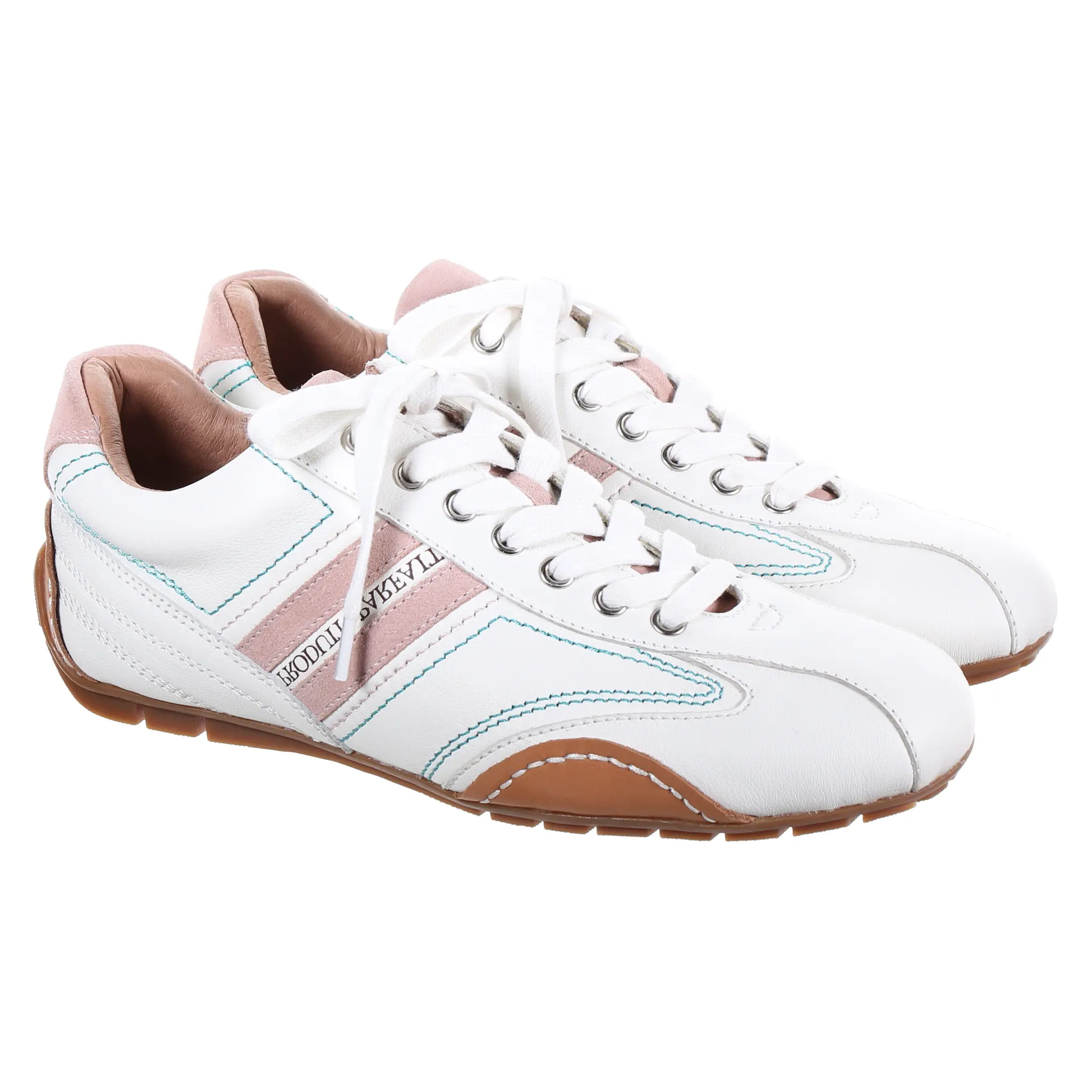Leather Sneaker-Pink by PRODUIT PARFAIT