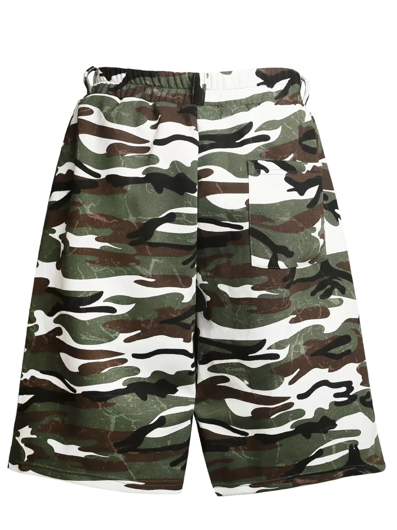 Men's Camouflage Print Capris by Trendsi