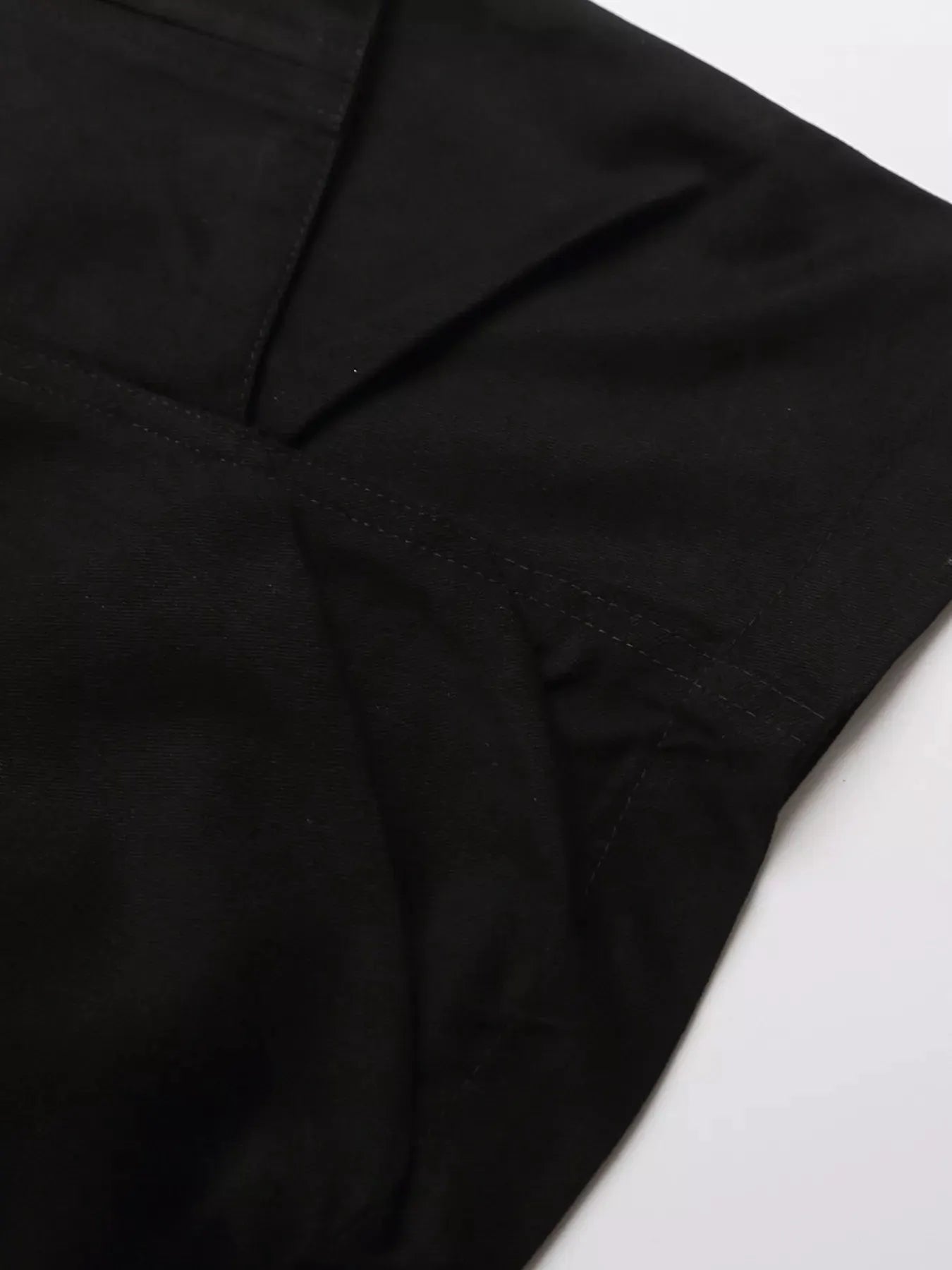 Men's Embroidered Cargo Capris by Trendsi