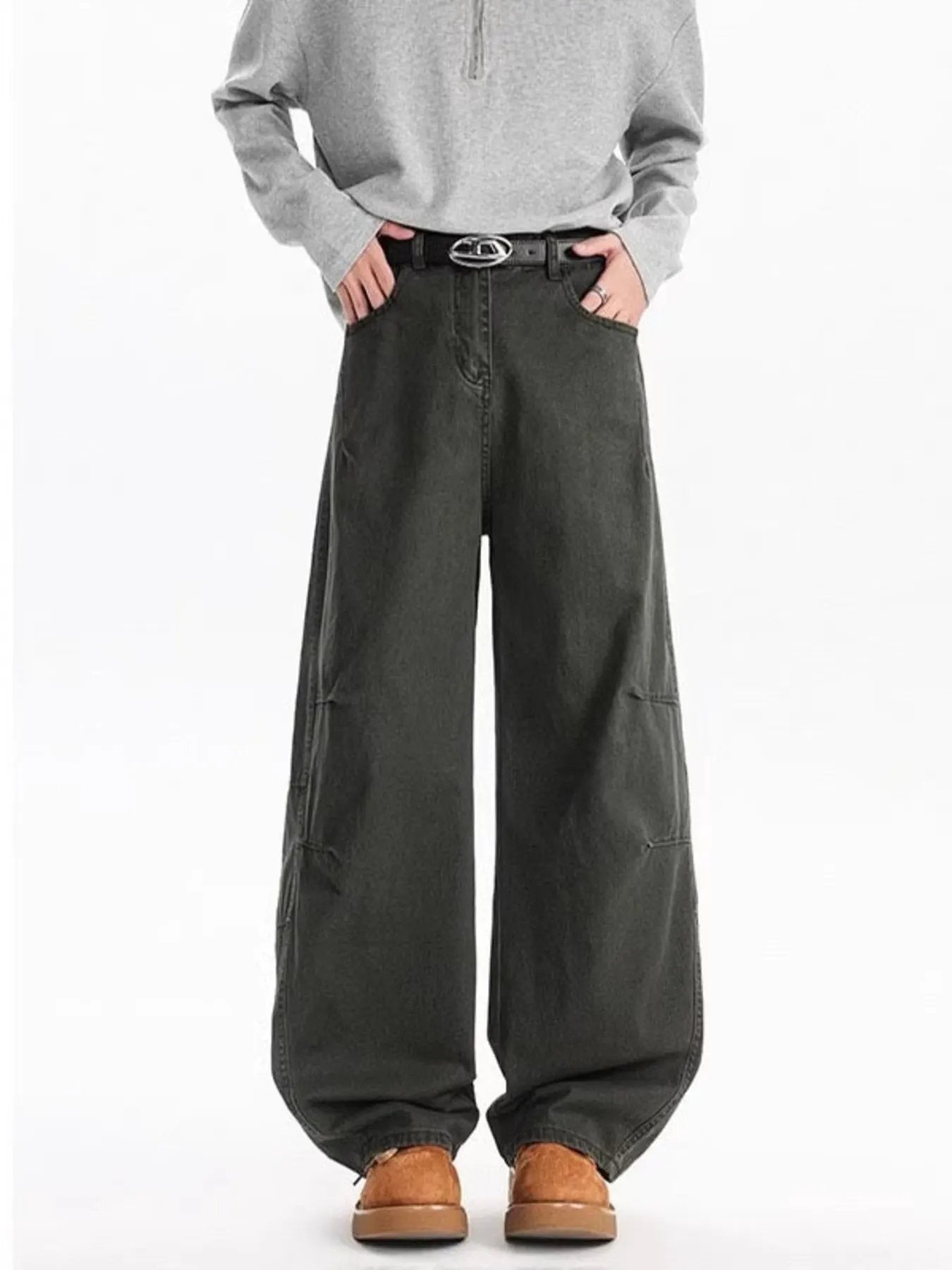 Men's Full Size Wide Leg Jeans Plus Size by Partner Label