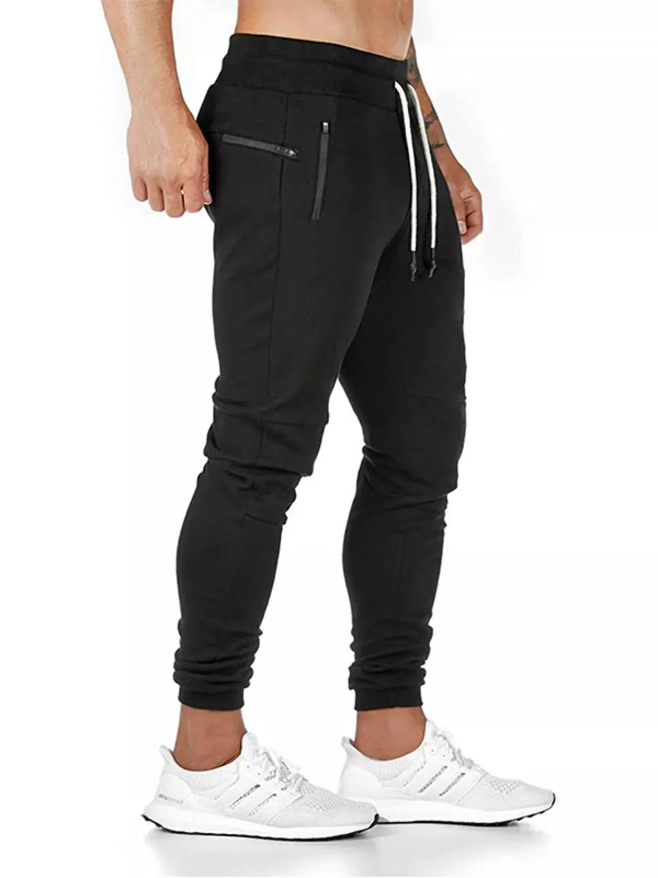 Men's Drawstring Slim Fit Joggers by Trendsi