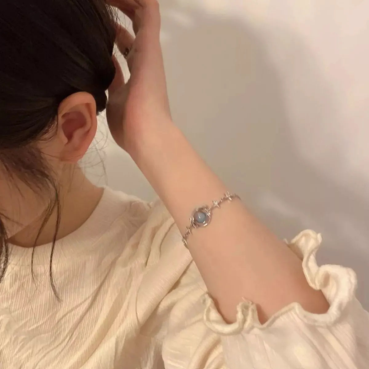925 Sterling Silver Planet Bracelet by Partner Label