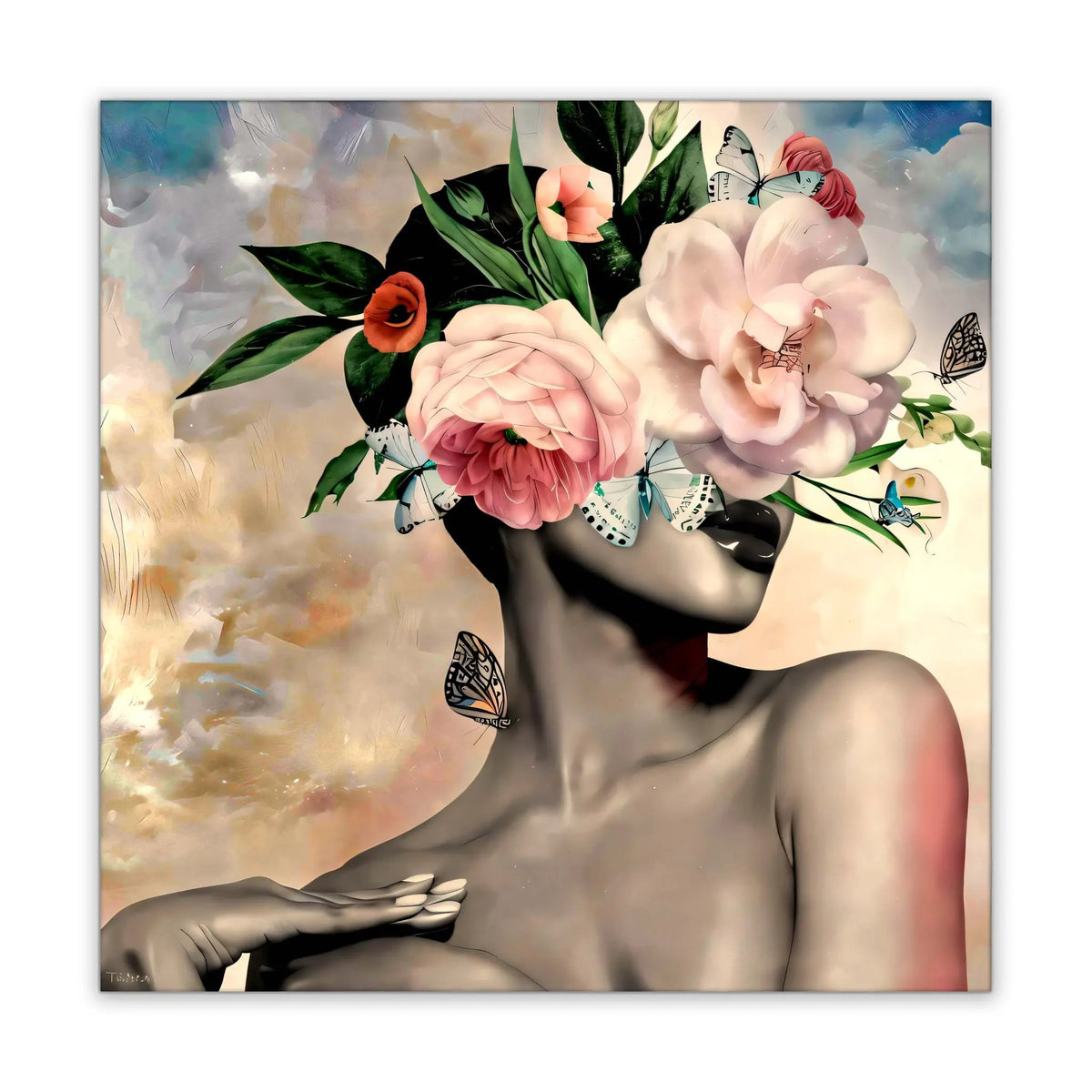 Flower Head- Fine Art Canvas by Gtaart.ca