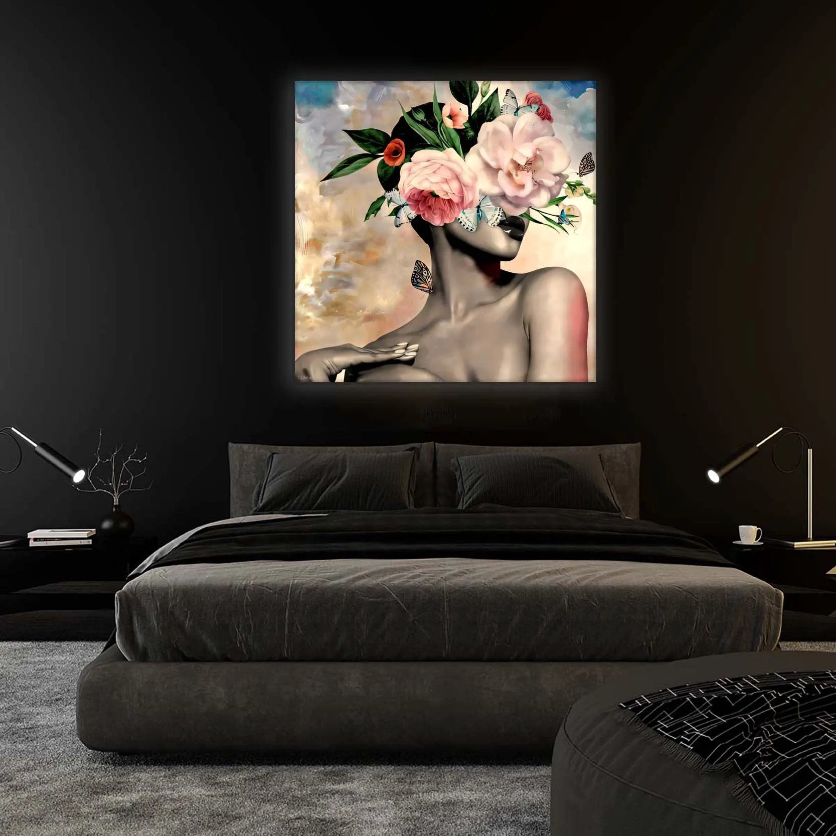 Flower Head- Fine Art Canvas by Gtaart.ca