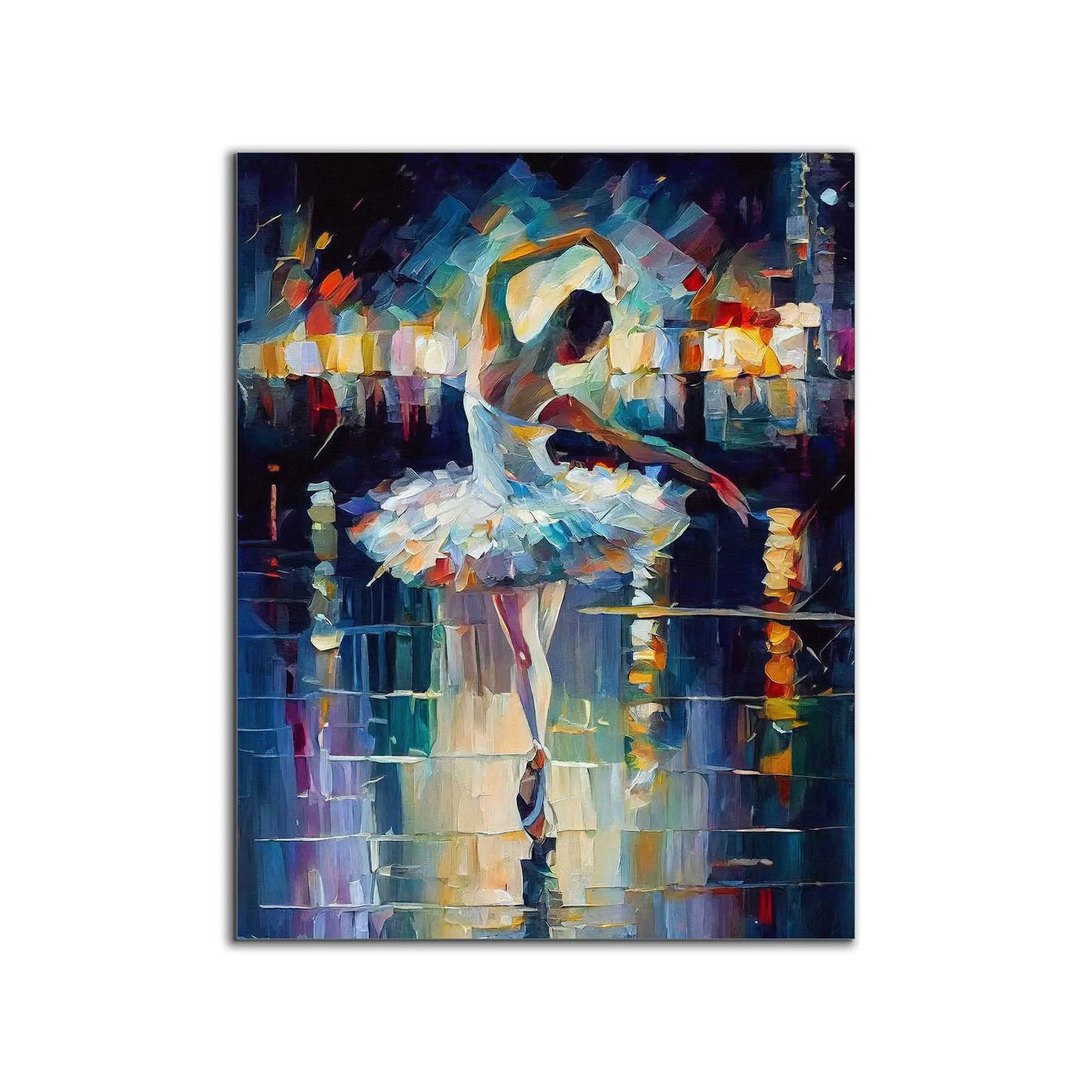 Ballet Dancer -Fine Art Canvas Print- RGB varnish by Gtaart.ca