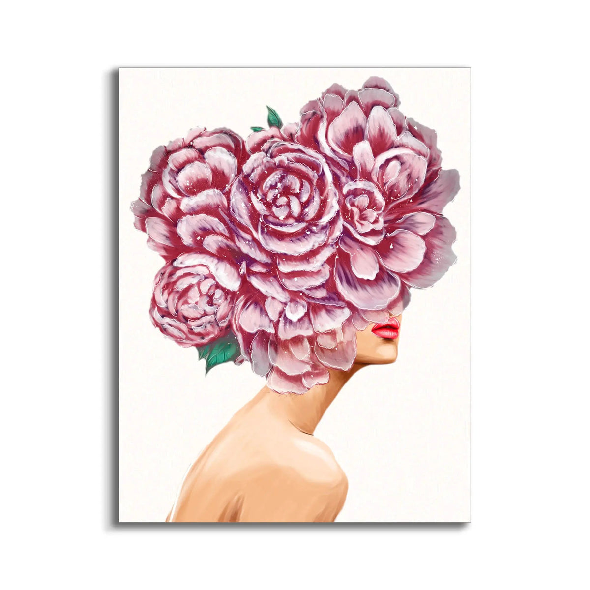 Canvas Print-Bouquet head-Wall ART by Gtaart.ca