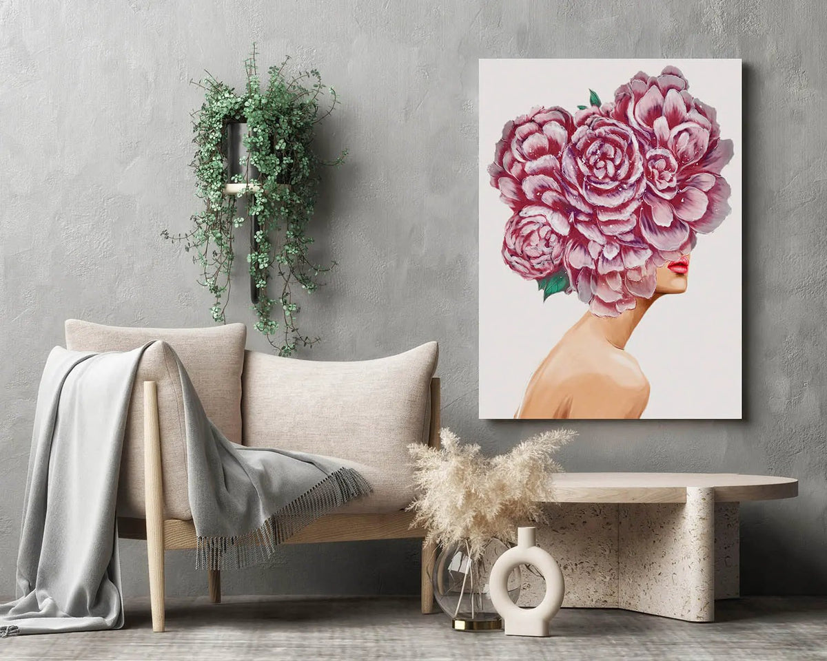 Canvas Print-Bouquet head-Wall ART by Gtaart.ca