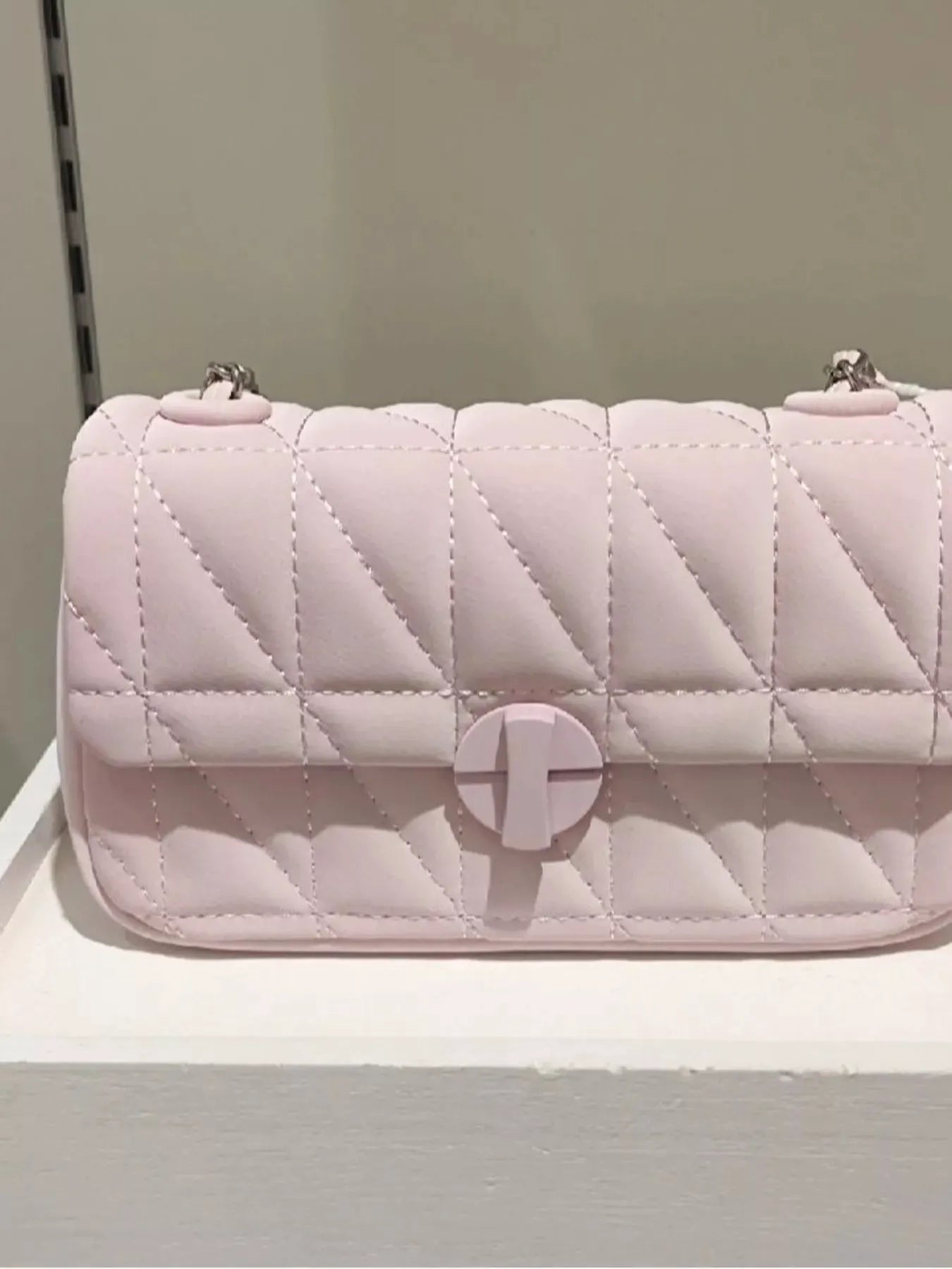 Quilted Flap Chain Crossbody Bag by Partner Label