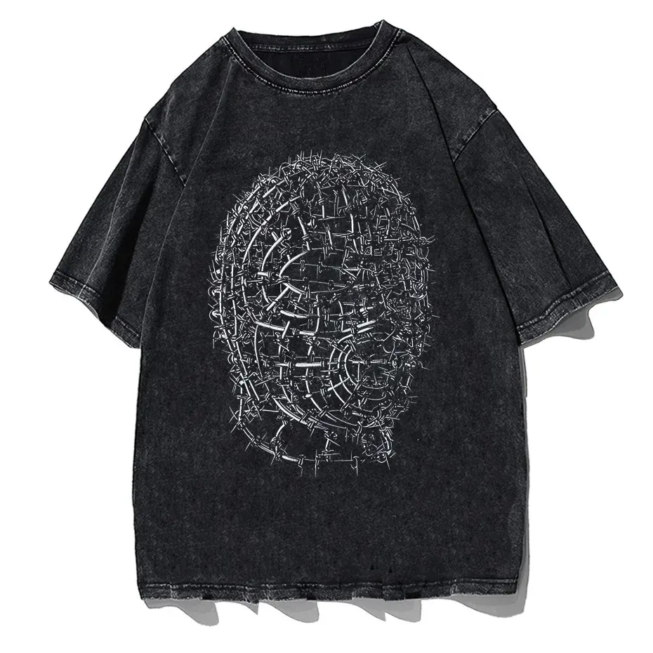 Gothic Vintage Grunge Y2K Oversized Anime T-Shirt by Vimost Shop