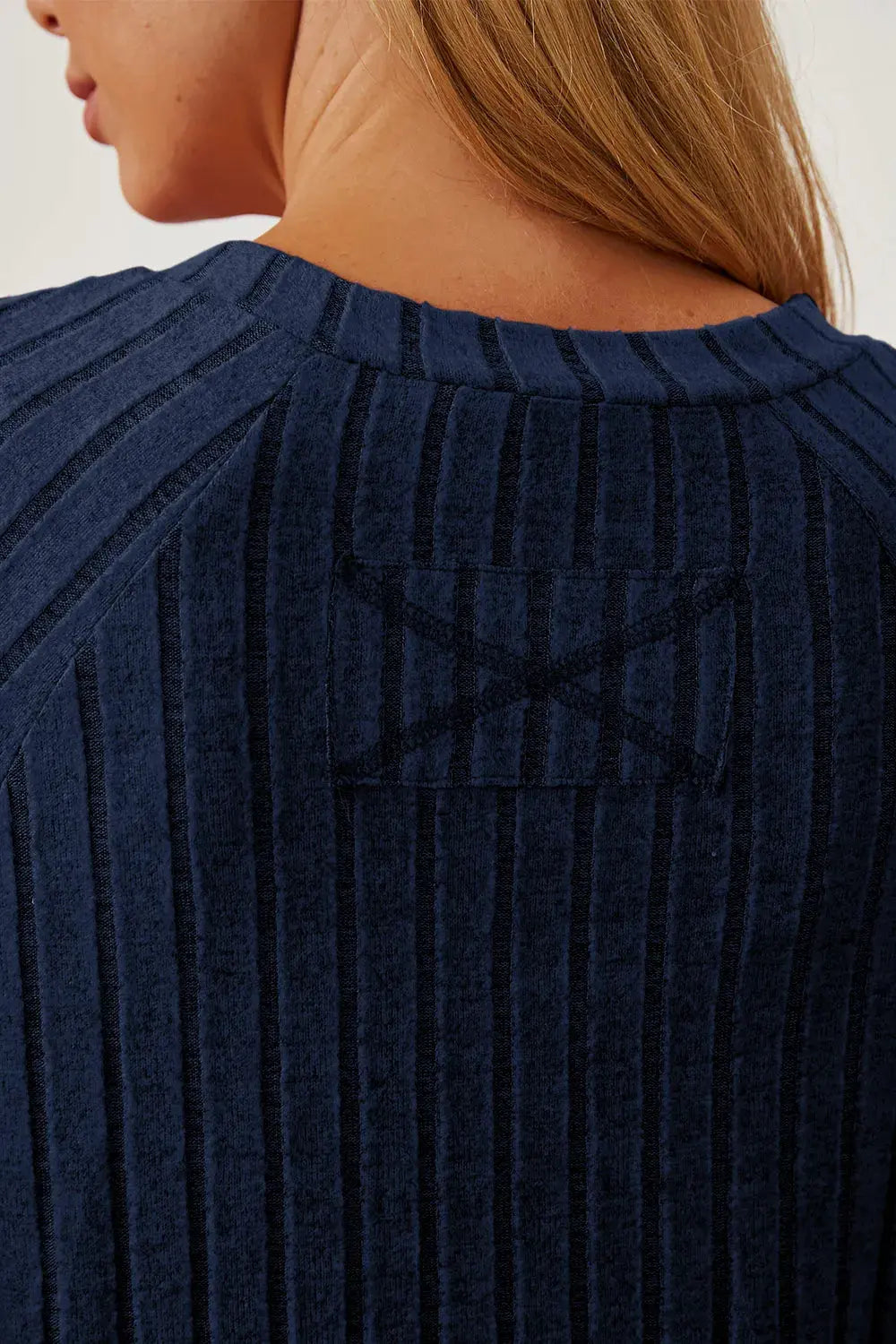 Basic Bae Full Size Ribbed Thumbhole Sleeve T-Shirt by Basic Bae